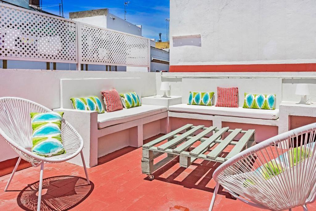 세비야 Fam Sevillian Townhouse 빌라 외부 사진